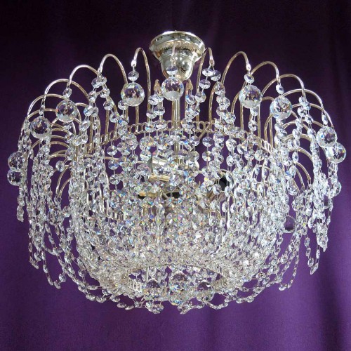 Люстра Акация подвесная шар 30 мм в Магнитогорске Гусь Хрустальный