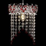 Барная люстра Астра №1 оптикон Красная в Магнитогорске