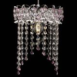 Барная люстра Астра №1 оптикон Розовая в Магнитогорске