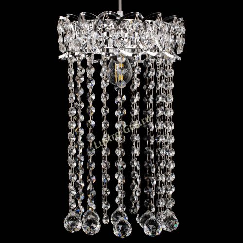 Барная люстра Астра №1 шар 30 длинная в Магнитогорске Гусь Хрустальный