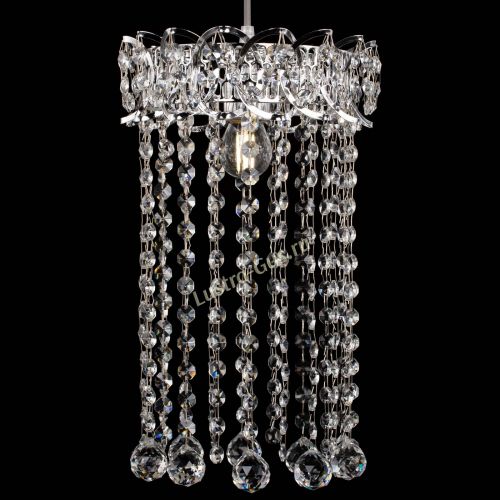 Барная люстра Астра №1 шар 30 длинная в Магнитогорске Гусь Хрустальный