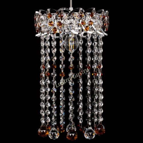 Барная люстра Астра №1 шар 30 длинная Чайная в Магнитогорске Гусь Хрустальный