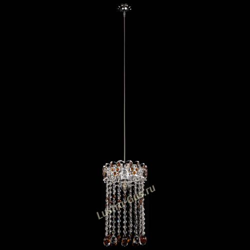 Барная люстра Астра №1 шар 30 длинная Чайная в Магнитогорске Гусь Хрустальный