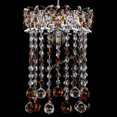 Барная люстра Астра №1 шар 30 чайная в Магнитогорске Гусь Хрустальный