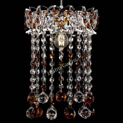 Барная люстра Астра №1 шар 30 чайная в Магнитогорске Гусь Хрустальный