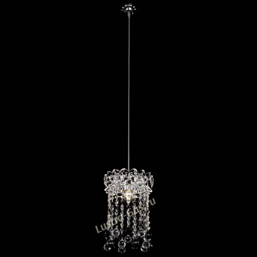 Барная люстра Астра №1 шар 30 черная в Магнитогорске Гусь Хрустальный