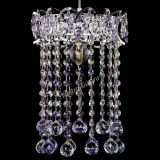 Барная люстра Астра №1 шар 30 фиолетовая в Магнитогорске Барная люстра Астра №1 шар 30 фиолетовая в Магнитогорске