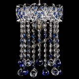 Барная люстра Астра №1 шар 30 синяя в Магнитогорске