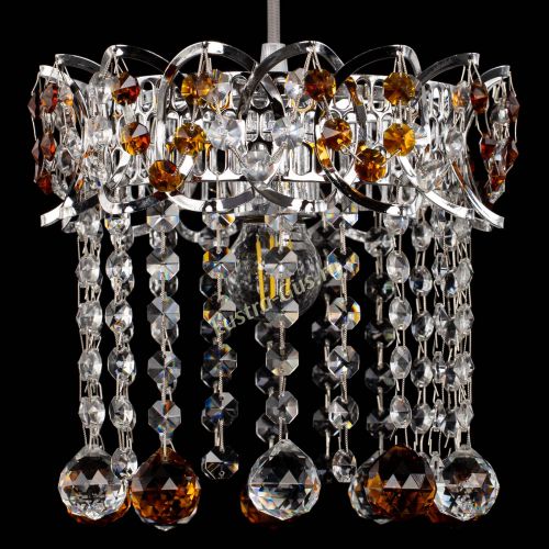 Барная люстра Астра №1 шар чайная в Магнитогорске Гусь Хрустальный