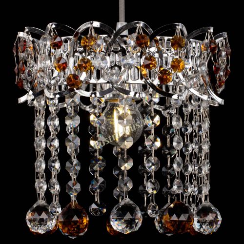 Барная люстра Астра №1 шар чайная в Магнитогорске Гусь Хрустальный