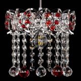 Барная люстра Астра №1 шар красная в Магнитогорске