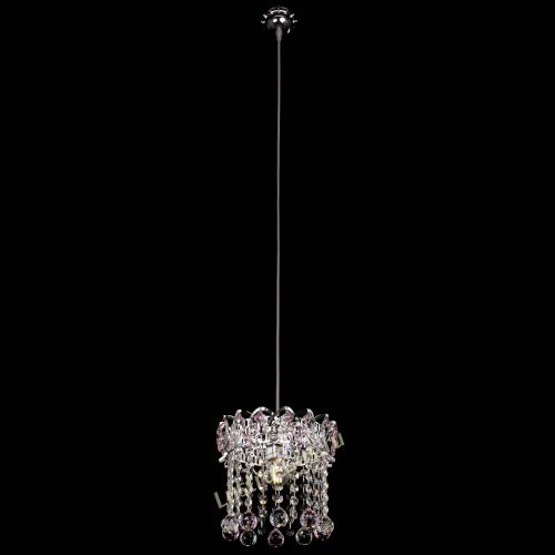 Барная люстра Астра №1 шар розовый в Магнитогорске Гусь Хрустальный