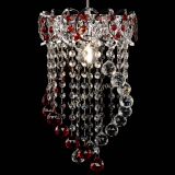 Барная люстра Астра №1 Сигма красная в Магнитогорске