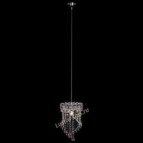 Барная люстра Астра №1 Сигма розовая в Магнитогорске Гусь Хрустальный