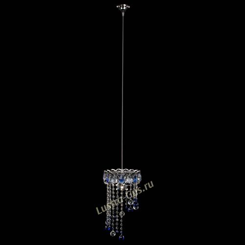 Барная люстра Астра №1 винтаж Синяя в Магнитогорске Гусь Хрустальный