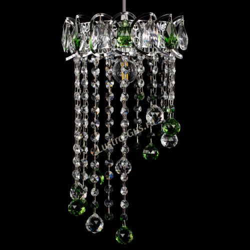 Барная люстра Астра №1 винтаж Зеленая в Магнитогорске Гусь Хрустальный