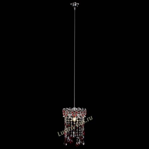 Барная люстра Астра №1 журавлик Красная в Магнитогорске Гусь Хрустальный