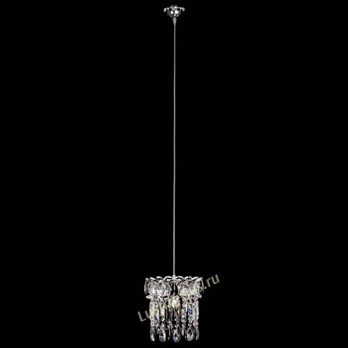 Барная люстра Астра №1 черная в Магнитогорске Гусь Хрустальный