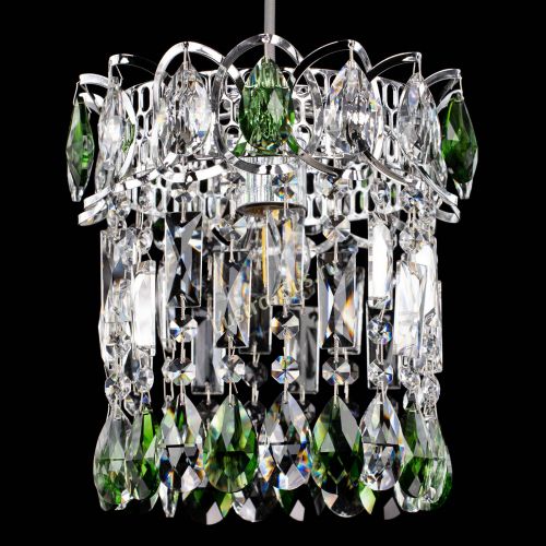 Барная люстра Астра №1 зеленая в Магнитогорске Гусь Хрустальный