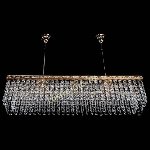 Барная люстра Прямоугольник №4 Антик в Магнитогорске Гусь Хрустальный