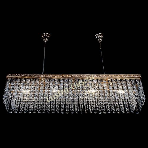 Барная люстра Прямоугольник №4 Антик в Магнитогорске Гусь Хрустальный