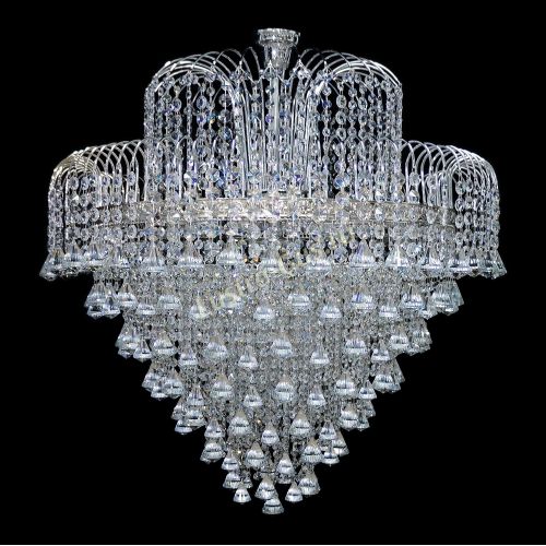 Люстра Агата №15 Конус в Магнитогорске Гусь Хрустальный