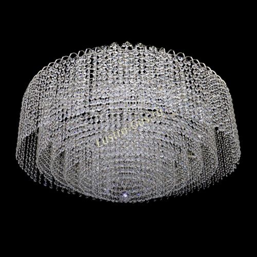 Люстра Агата №15 оптикон подвесная в Магнитогорске Гусь Хрустальный