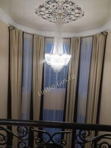 Люстра Екатерина большая с подвесом в Магнитогорске отзыв и фото покупателя