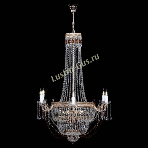 Люстра Елизавета Венеция чайная в Магнитогорске Гусь Хрустальный