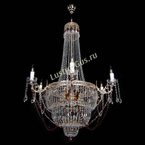 Люстра Елизавета Венеция чайная в Магнитогорске Гусь Хрустальный