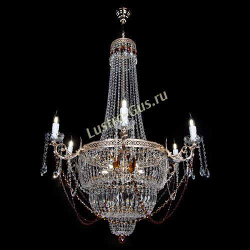 Люстра Елизавета Венеция чайная в Магнитогорске Гусь Хрустальный