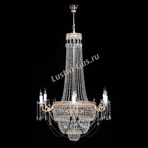 Люстра Елизавета Венеция черная в Магнитогорске Гусь Хрустальный