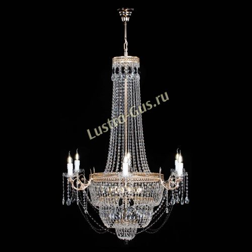 Люстра Елизавета Венеция черная в Магнитогорске Гусь Хрустальный