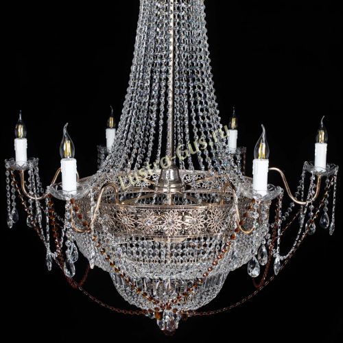 Люстра Елизавета Восток чайная в Магнитогорске Гусь Хрустальный