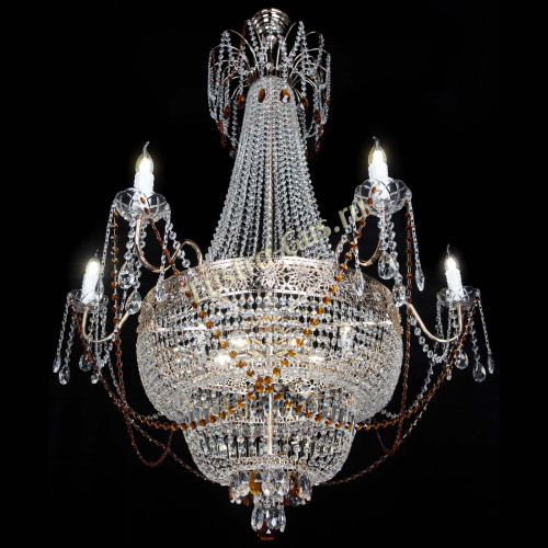 Люстра Елизавета Восток чайная в Магнитогорске Гусь Хрустальный