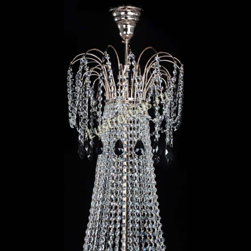 Люстра Елизавета Восток черная в Магнитогорске Гусь Хрустальный