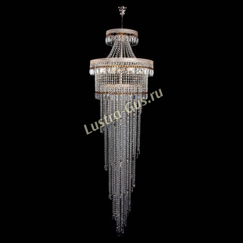 Люстра Флоренция Водопад №8 чайная в Магнитогорске Гусь Хрустальный