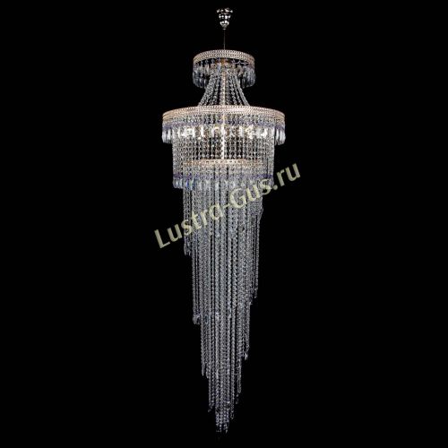 Люстра Флоренция Водопад №8 фиолетовая в Магнитогорске Гусь Хрустальный