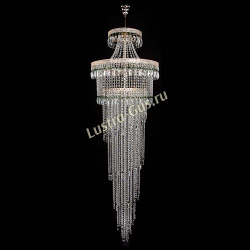 Люстра Флоренция Водопад №8 зеленая в Магнитогорске Гусь Хрустальный