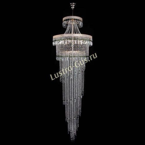 Люстра Флоренция Водопад №8 зеленая в Магнитогорске Гусь Хрустальный