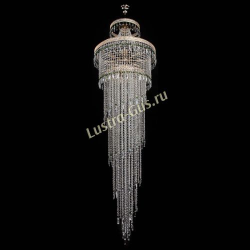 Люстра Флоренция Водопад №8 зеленая в Магнитогорске Гусь Хрустальный