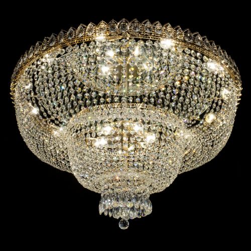 Люстра Хрустальный Каскад Дворцовый в Магнитогорске Гусь Хрустальный