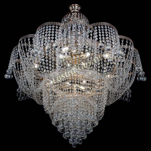 Люстра Камелия подвесная №11 в Магнитогорске Гусь Хрустальный