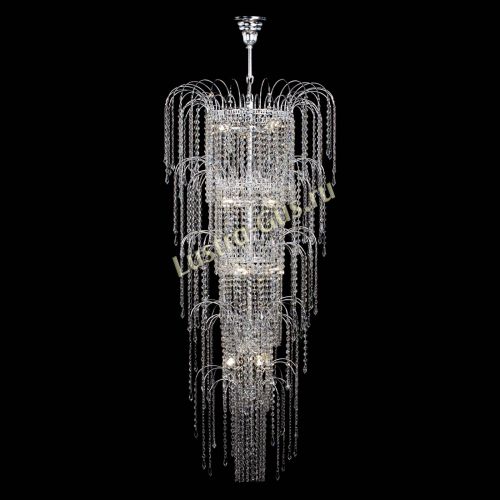 Люстра Каскад Винтовой в Магнитогорске Гусь Хрустальный