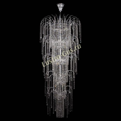Люстра Каскад Винтовой в Магнитогорске Гусь Хрустальный