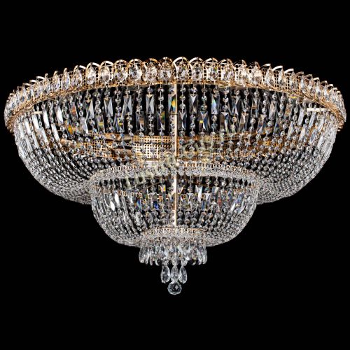 Люстра Хрустальный Каскад №17 с пластинками в Магнитогорске Гусь Хрустальный