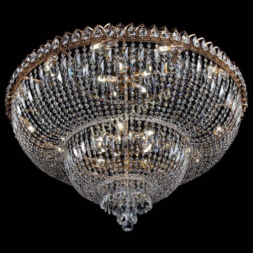 Люстра Хрустальный Каскад №17 с пластинками в Магнитогорске Гусь Хрустальный