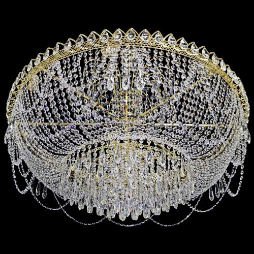 Люстра Хрустальный Каскад №12 Королевский в Магнитогорске Гусь Хрустальный