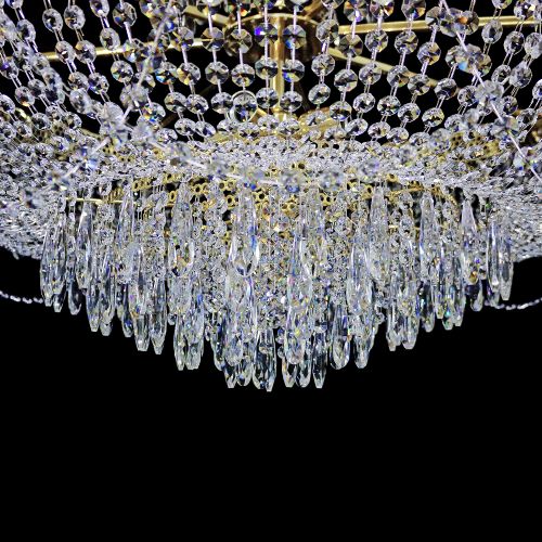 Люстра Хрустальный Каскад №12 Королевский в Магнитогорске Гусь Хрустальный