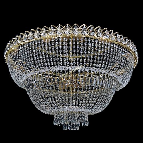 Люстра Хрустальный Каскад №13 2 яруса в Магнитогорске Гусь Хрустальный